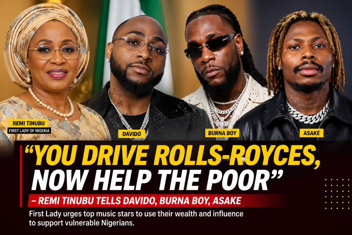 You Drive Rolls-Royces, Now Help the Poor" – Remi Tinubu Tells Davido, Burna Boy, Asake