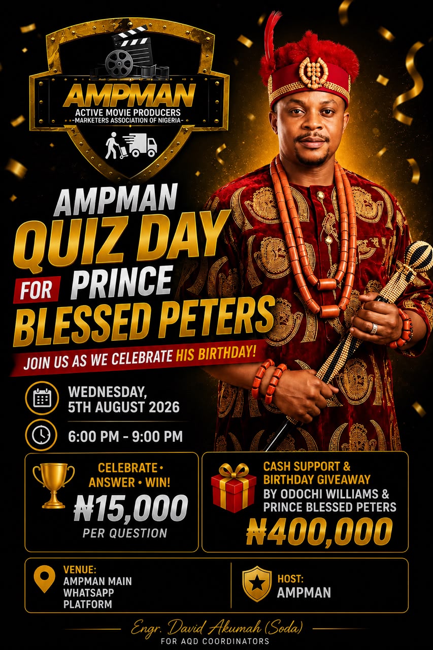 AMPMAN QUIZ DAY FOR PRINCE BLESSED PETERS