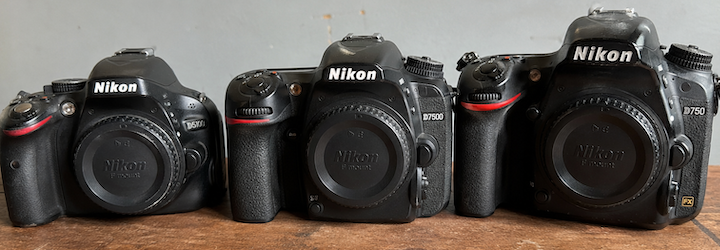 Nikon D5100, D7500, D750 Series