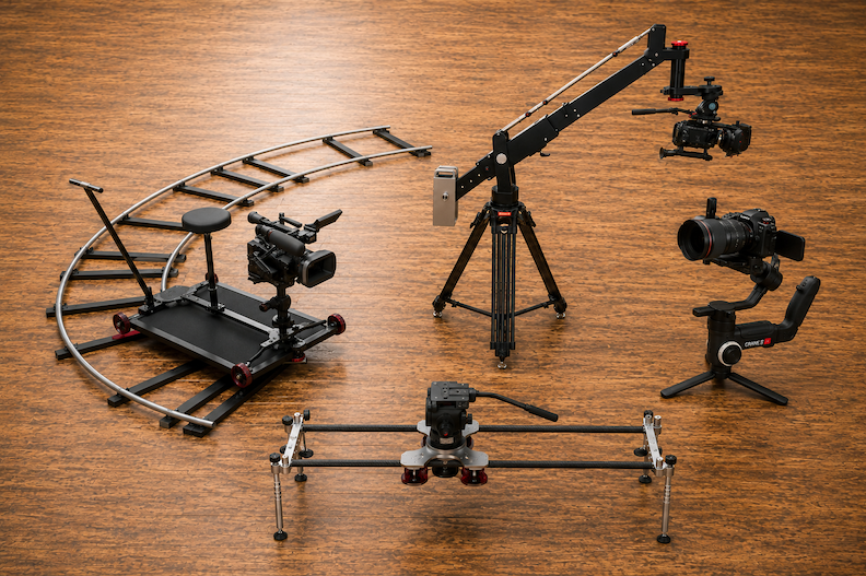 Camera Slider, Track & Dolly, Mini Jib, Crane 3 Gimbal